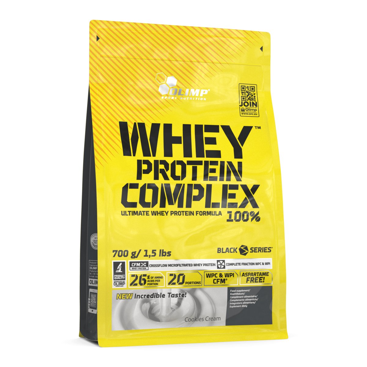 Olimp SPORT Whey Protein Complex 100% cherry yoghurt 700g Długi termin ważności! 3401361