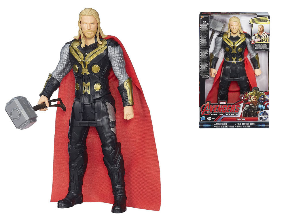 Marvel Avengers Age of Ultron Titan Hero Tech Captain Thor Figur (język angielski)