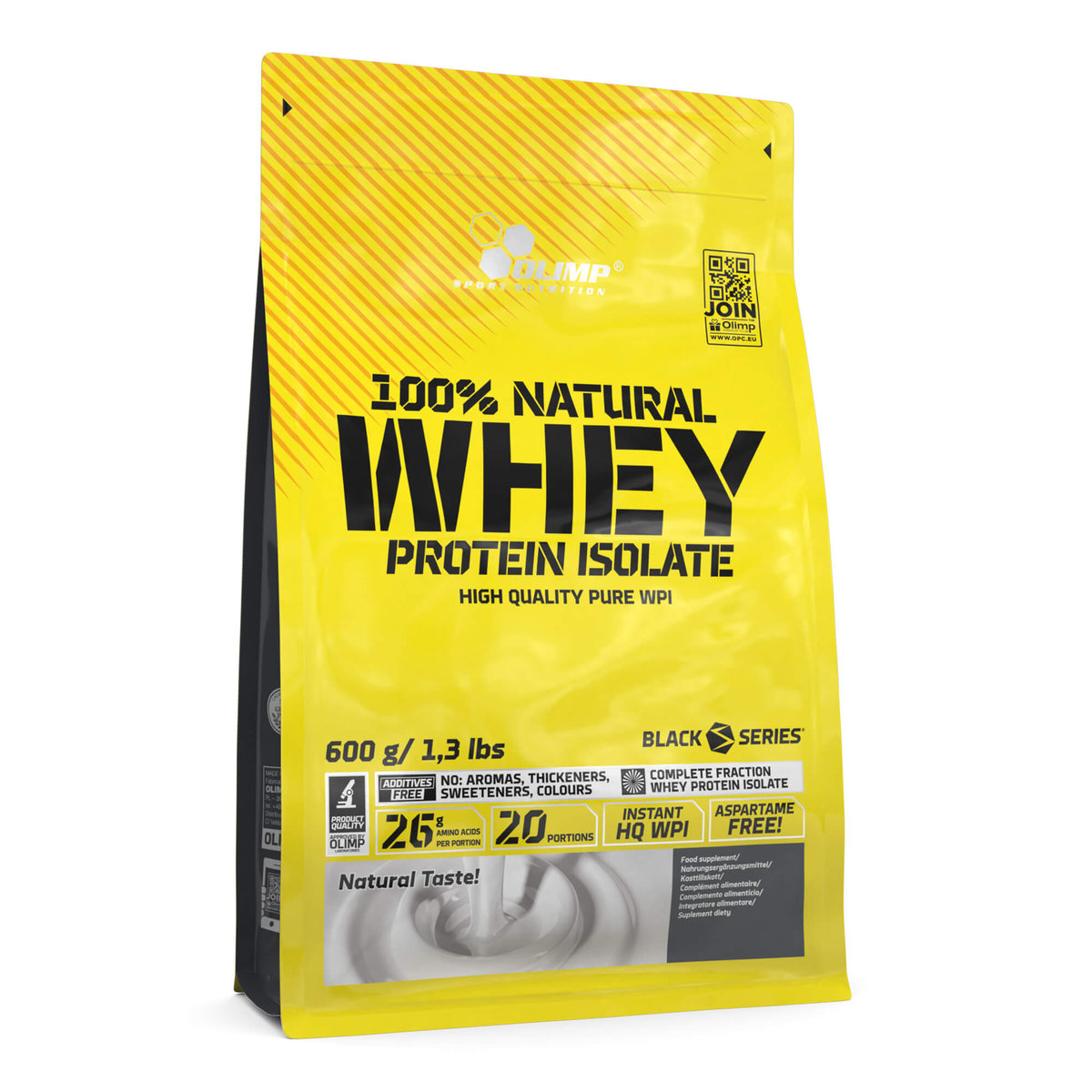 Olimp 100% Natural WHEY Protein Isolate 600g (903)