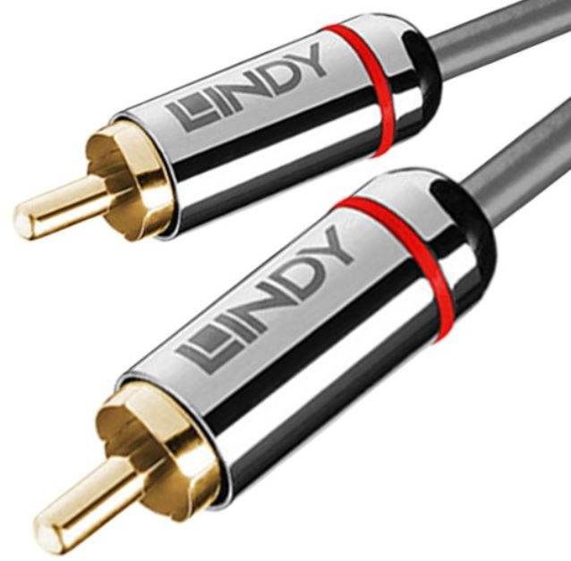 Lindy 35340 2m Digital koaksjalny kabel audio, Cromo Line antracyt 35340