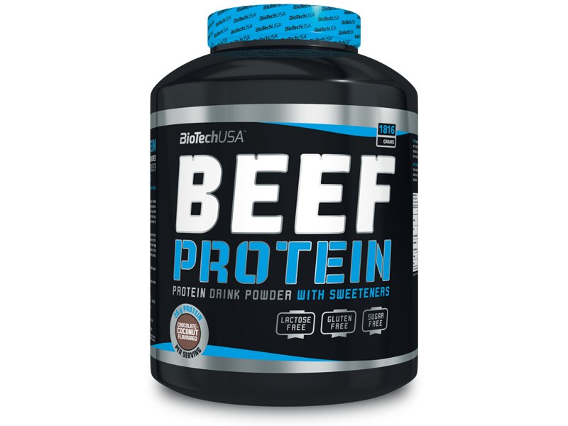 BioTech Beef Protein 1816g - Truskawka