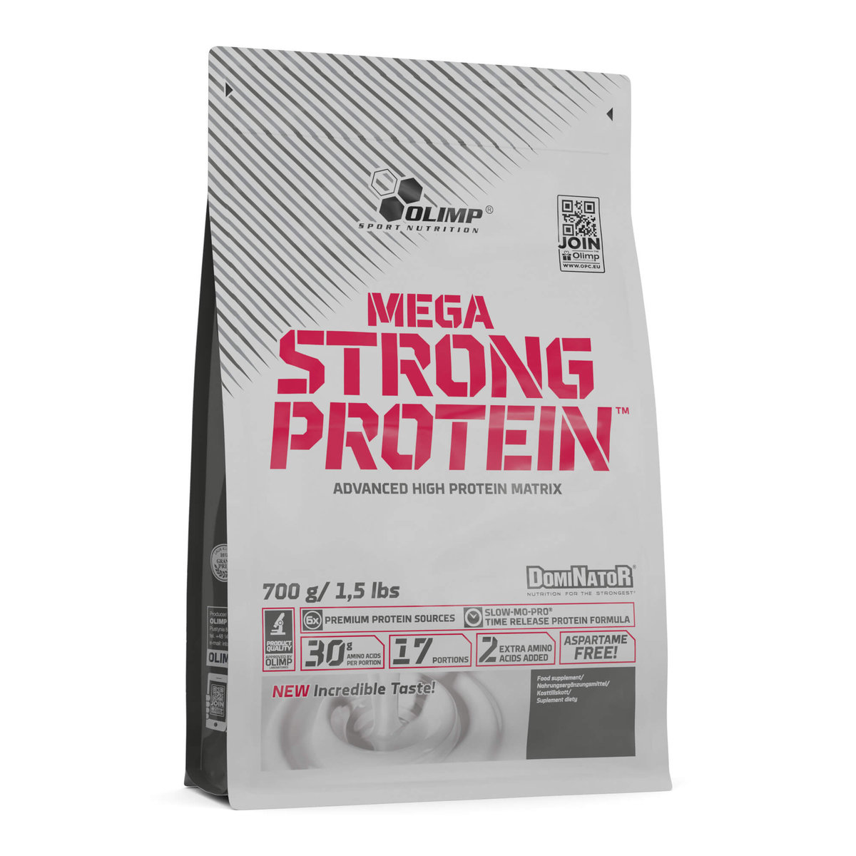Olimp Mega Strong Protein™ - 700 g - Truskawka