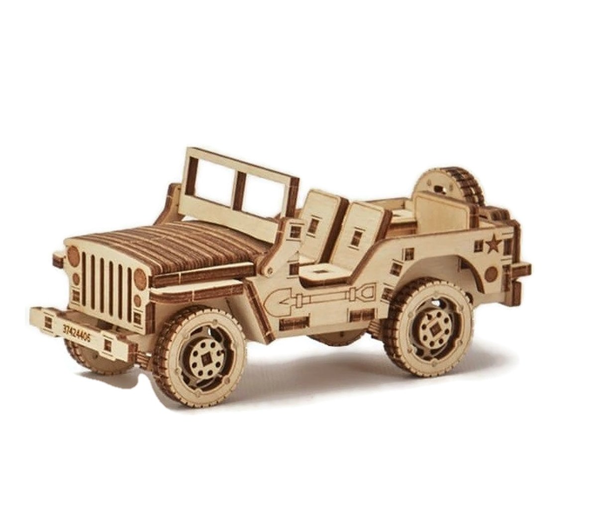 Wood Trick Drewniane puzzle 3D Jeep WT432