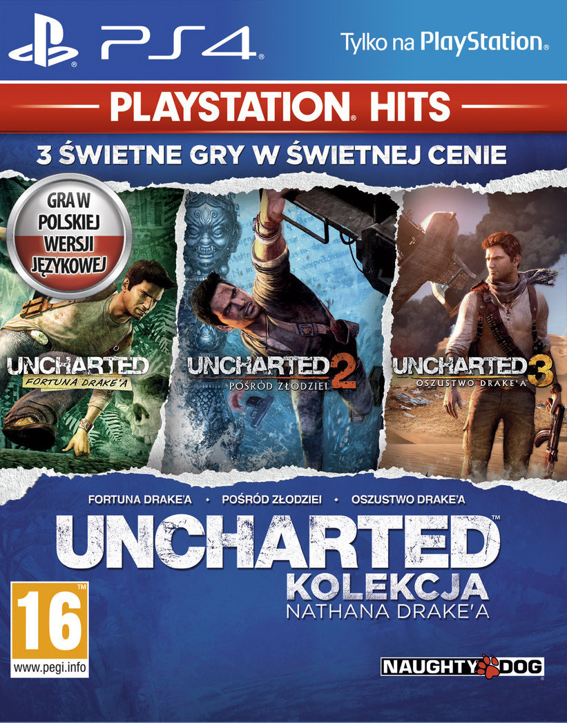 Sony  Playstation 4 1TB Uncharted Special Edition + Uncharted Kolekcja Nathana Drake'a