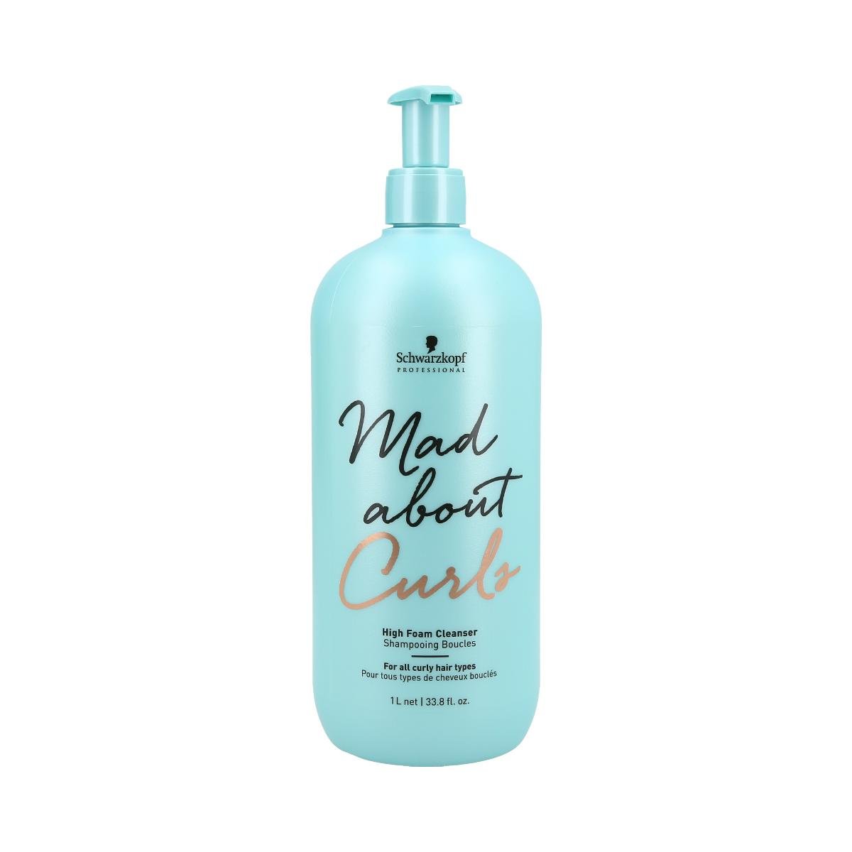 Schwarzkopf Mad About Curls High Foam Cleanser szampon do włosów 1000 ml dla kobiet