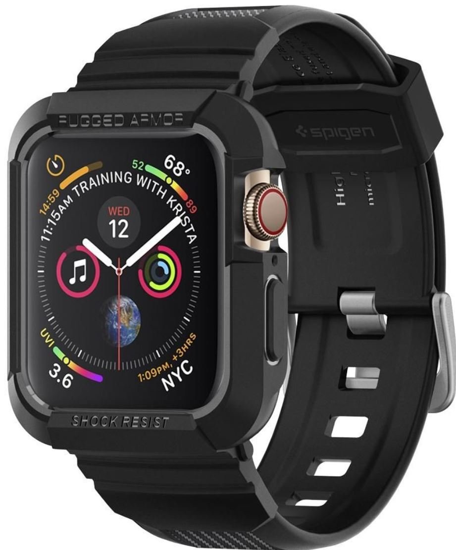 Spigen Spigen Rugged Armor Pro 062CS25324 Apple Watch Series 5 4 44mm czarny 062CS25324