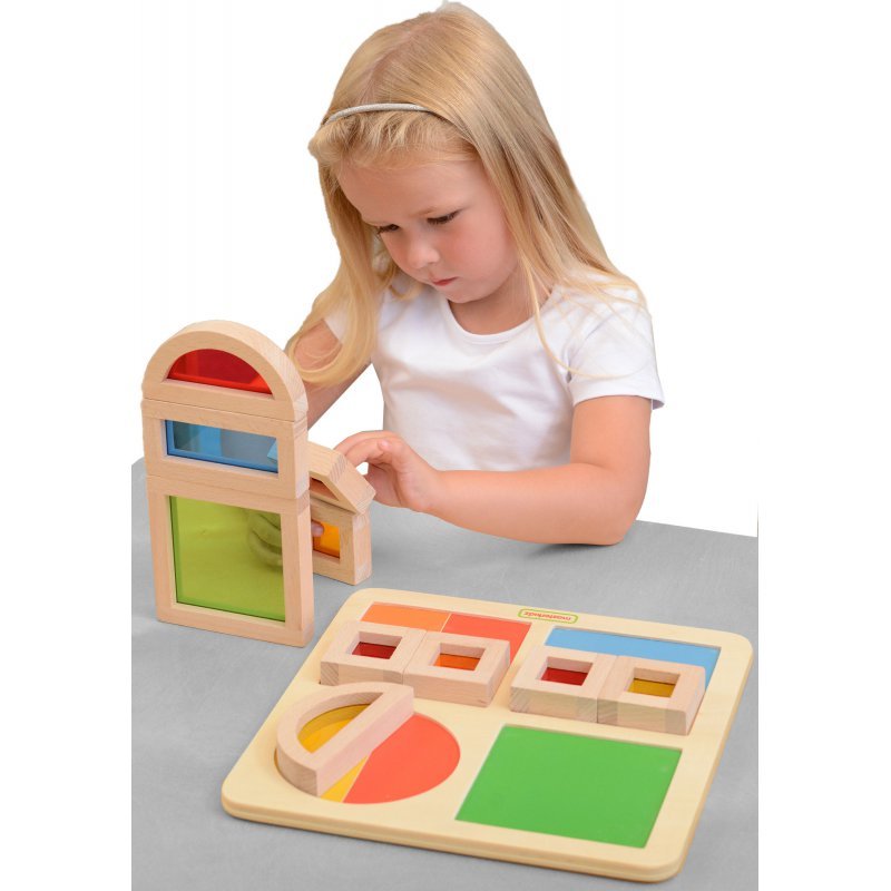 Masterkidz Tęczowy Zestaw Klocków Patrz Na Świat W Kolorach Masterkidz MK00668