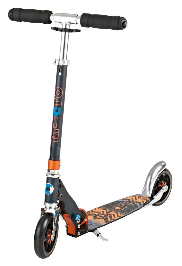 Micro hulajnoga Speed+ Plus Black-orange Czarna