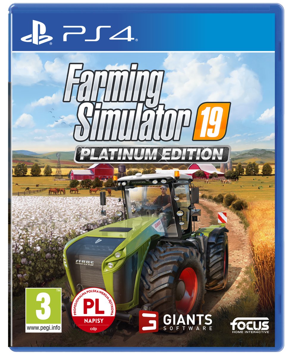Farming Simulator 19 Edycja Platynowa GRA PS4