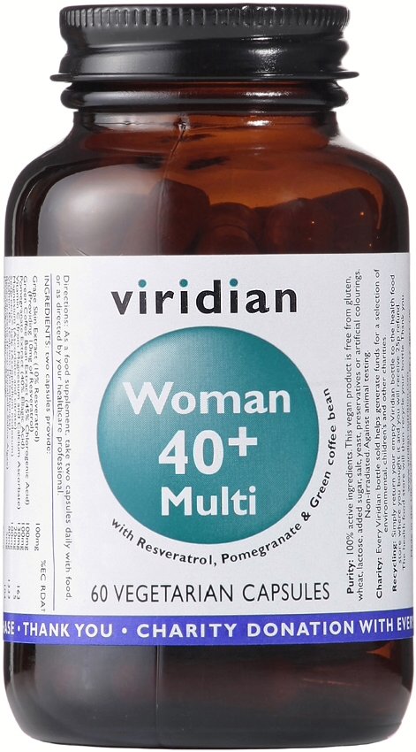 Viridian MULTIWITAMINA WOMAN 40+ 60 szt.