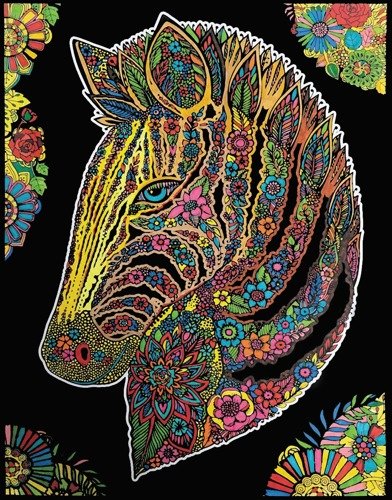 Zebra Kolorowanka Welwetowa 47x35