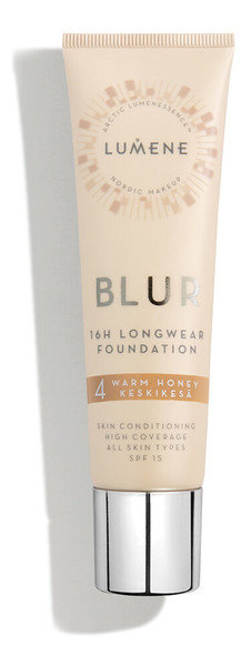 Lumene Blur 16H Longwear Foundation 4 Warm Honey SPF 15 podkład wygładzający 30ml