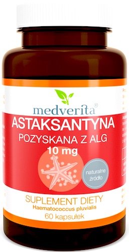 Astaksantyna 10 mg MEDVERITA 60 kaps