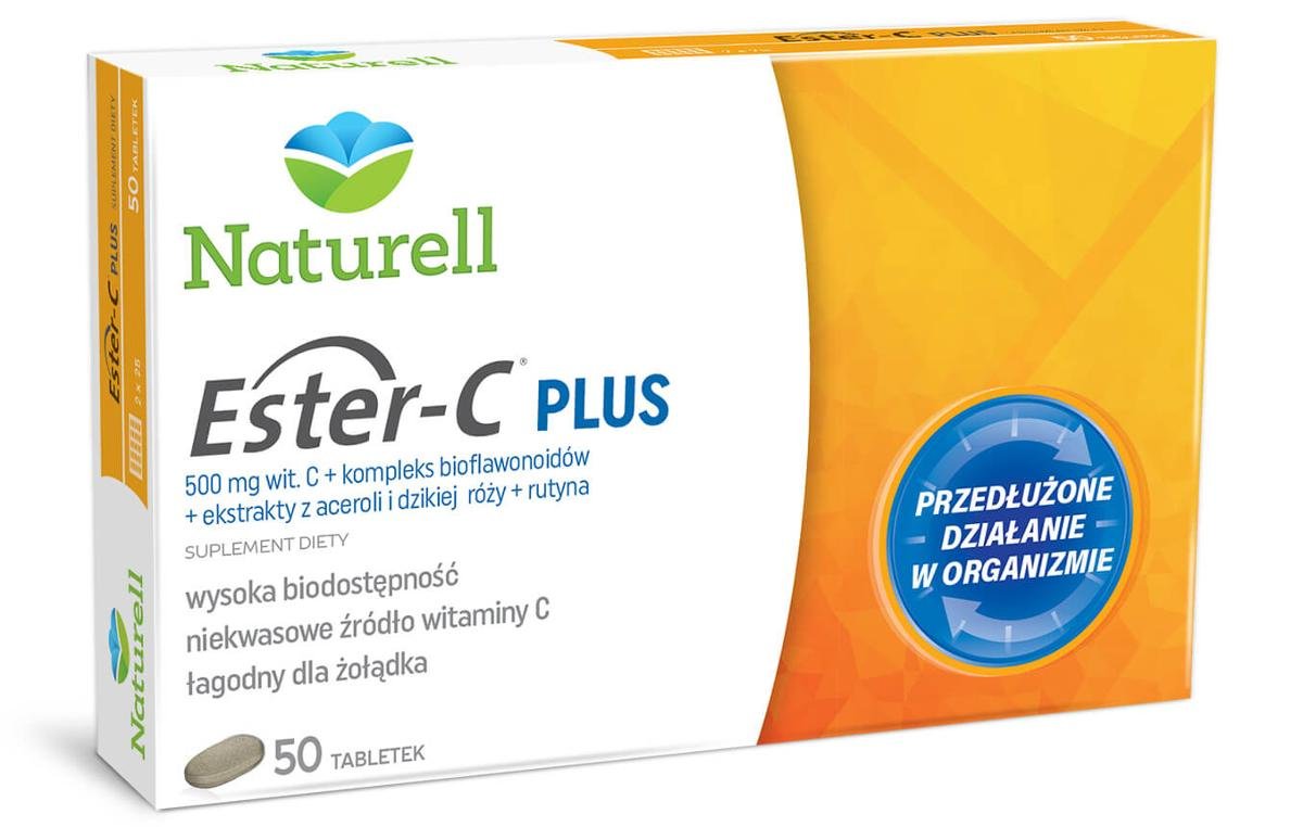 Zestaw Naturell Ester PLUS Witamina C, 2x50tabl.