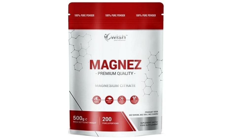 Wish Pharmaceutical PHARMACEUTICAL Cytrynian Magnezu 500 g