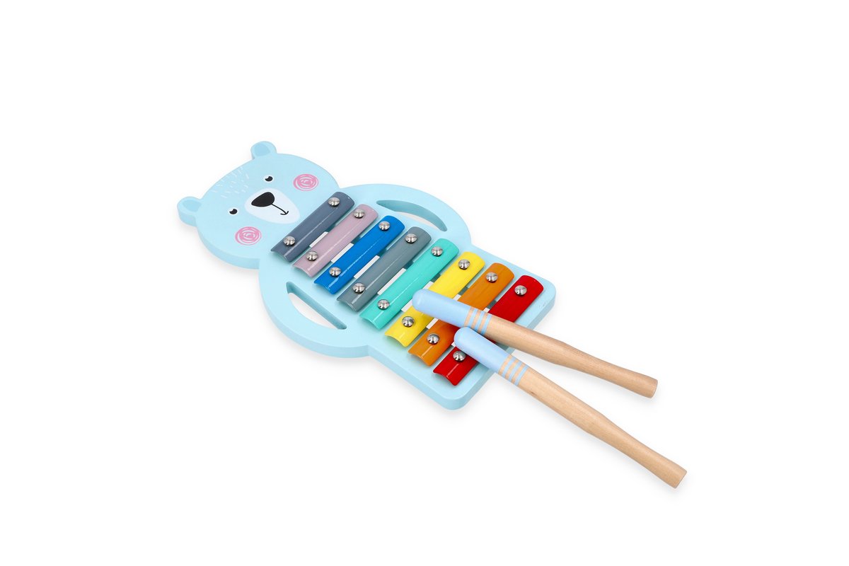 AdamToys Cymbałki z misiem N4024