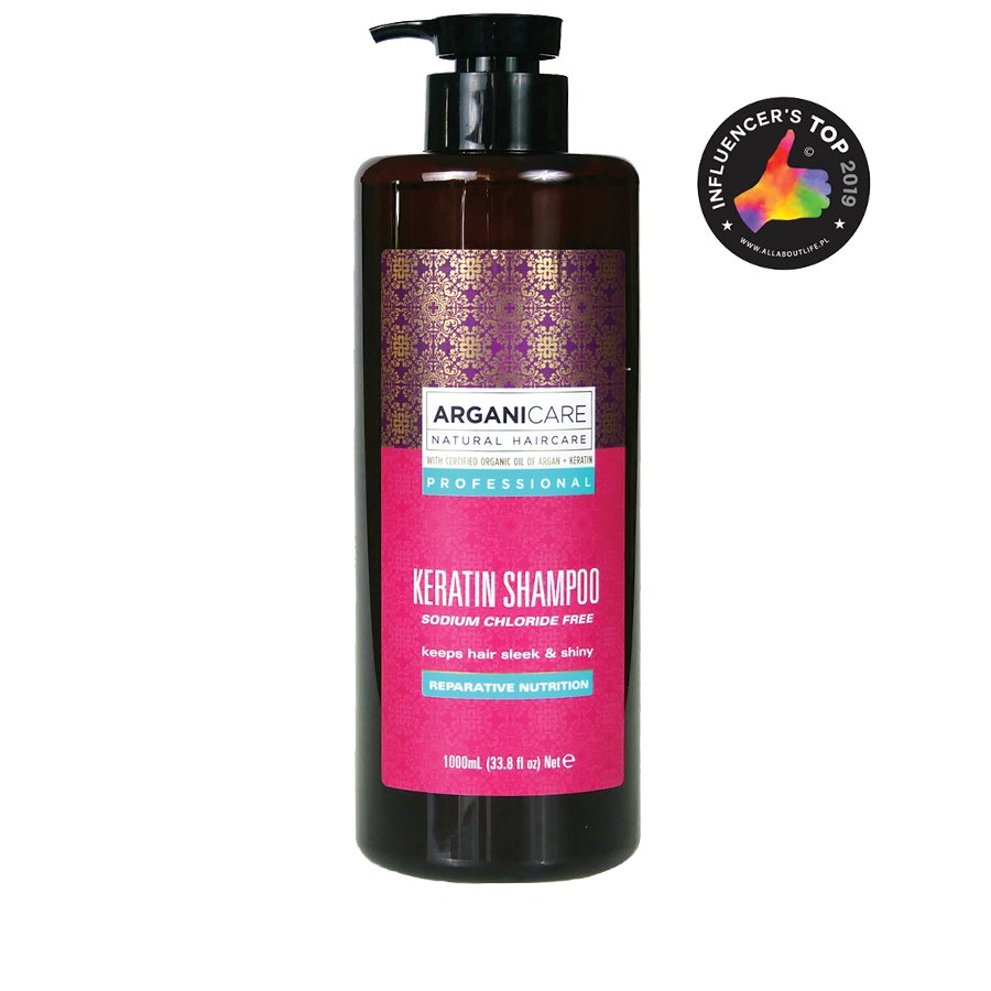 Arganicare Arganicare Keratin Shampoo Szampon do włosów z keratyną 1000 ml