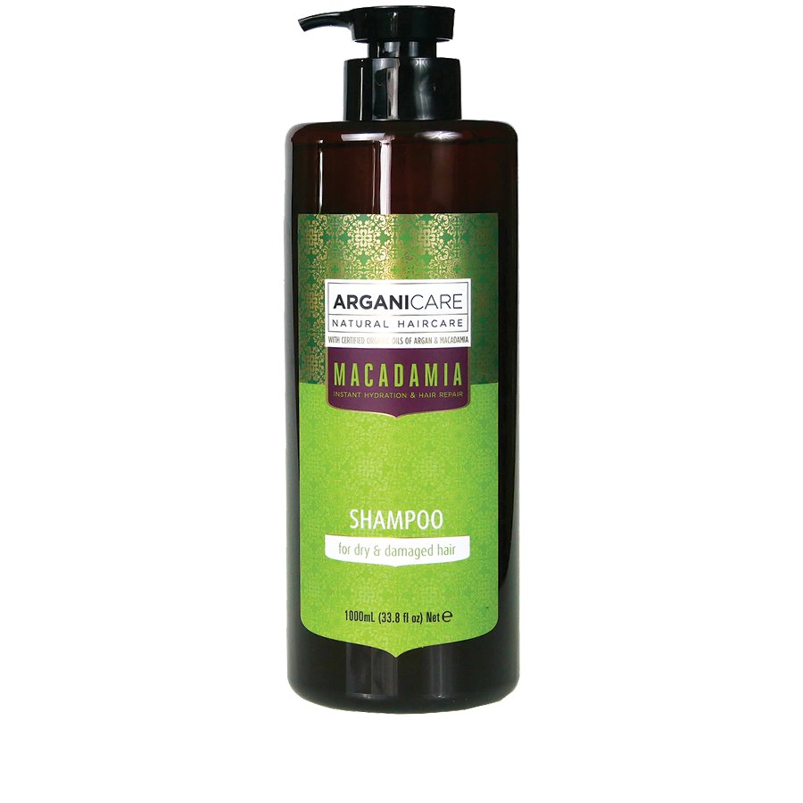 Macadamia Arganicare Arganicare Shampoo Szampon do suchych i zniszczonych włosów 1000 ml