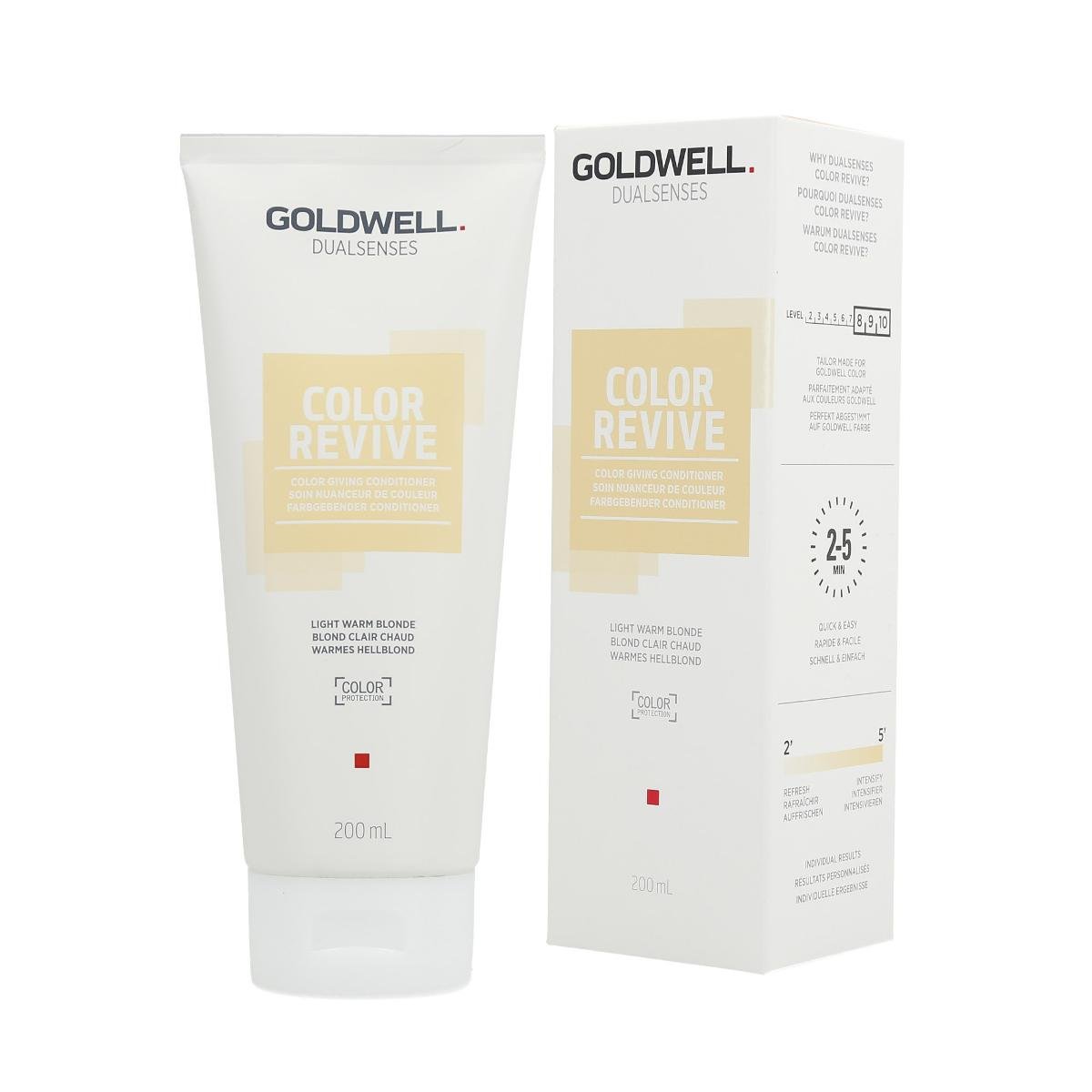 Goldwell Color Revive Light Warm Blonde | Odżywka koloryzująca jasny ciepły blond 200ml