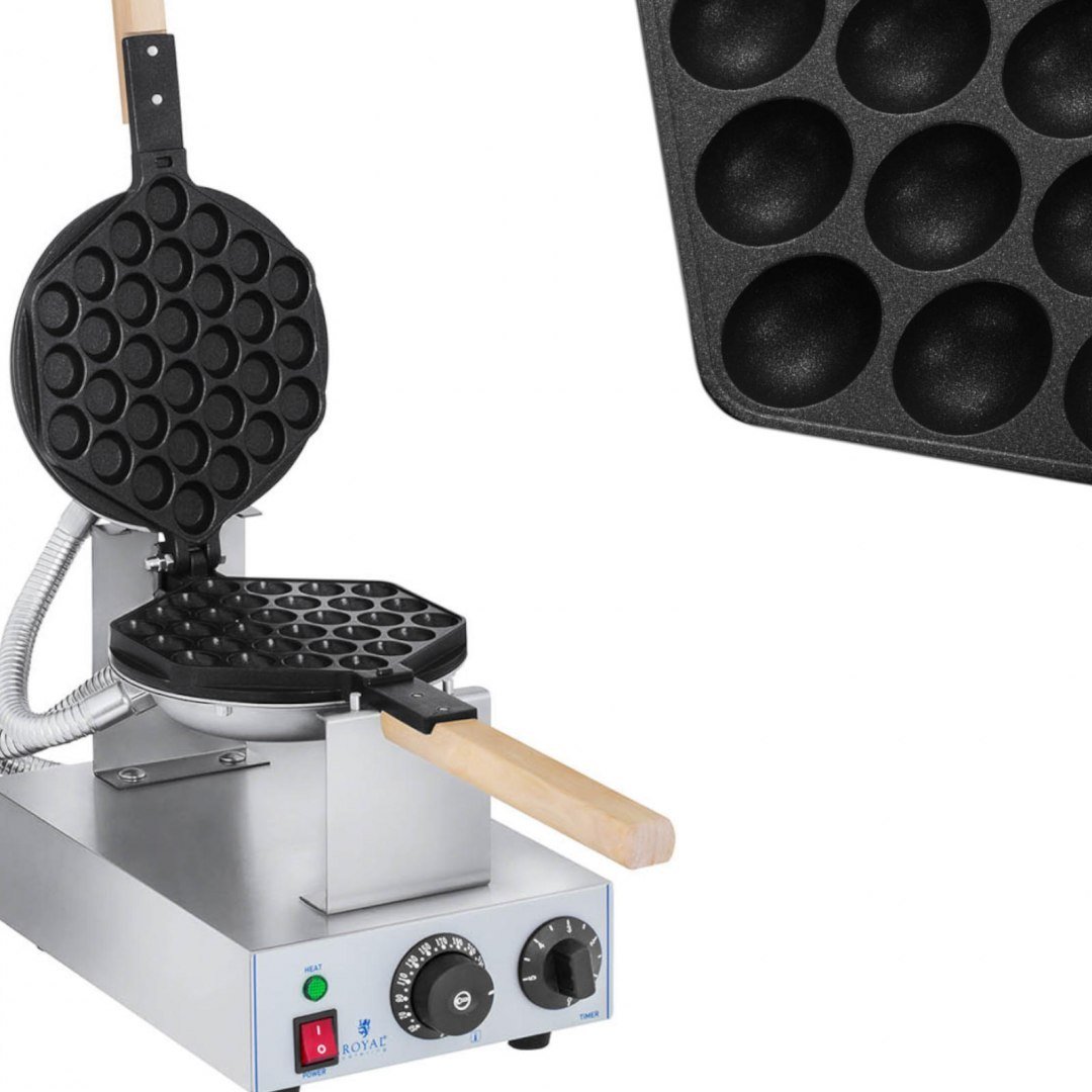 Royal Catering Gofrownica bąbelkowa - 1415 W - bubble waffle - RCWM-1400-B