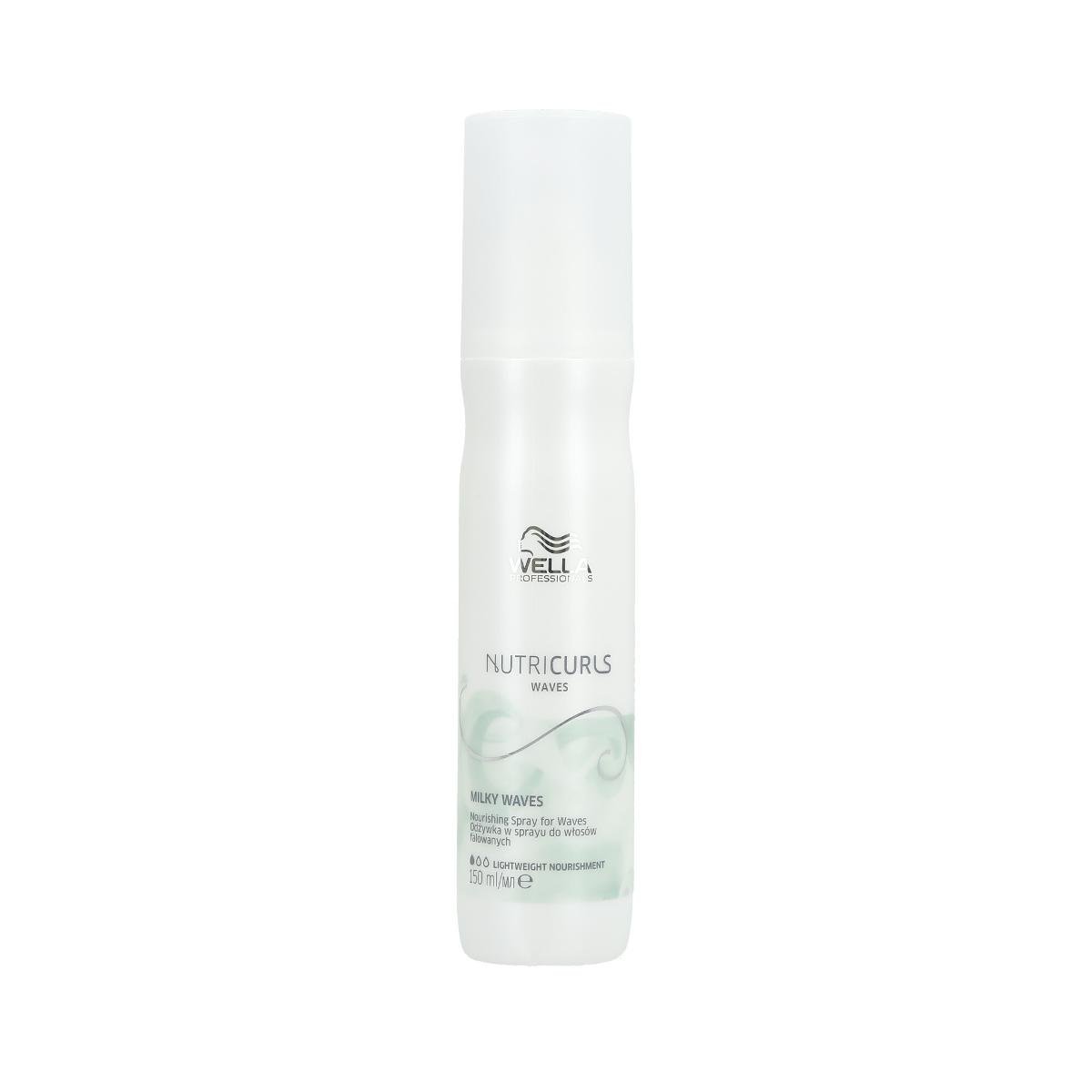Wella Professionals Nutricurls zmiękczający, mleczny spray bez spłukiwania do włosów kręconych i falowanych 150ml 2791