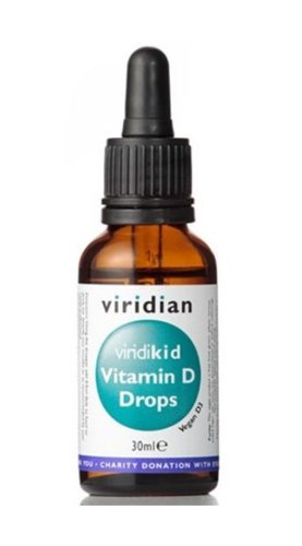 Viridian Viridikid Witamina D w kropelkach dla dzieci (30ml) 5060003592877