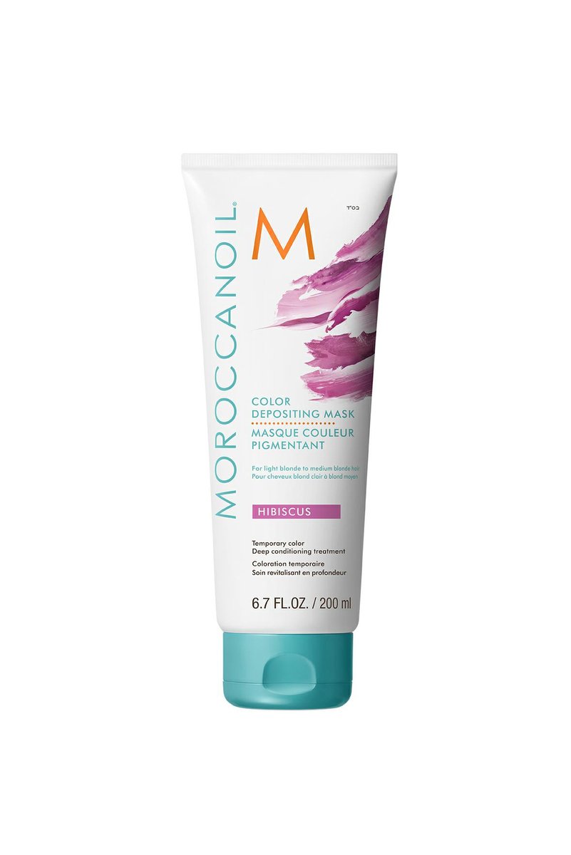 Moroccanoil Moroccanoil Color Depositing Mask koloryzująca maska do włosów 200ml | Hibiscus 3166