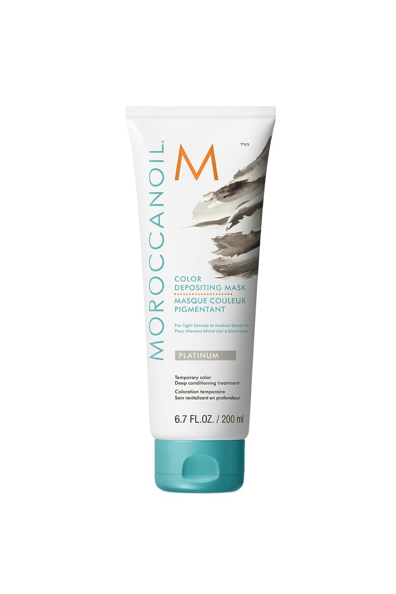 Moroccanoil Moroccanoil Color Depositing Mask koloryzująca maska do włosów 200ml | Platinum 3165