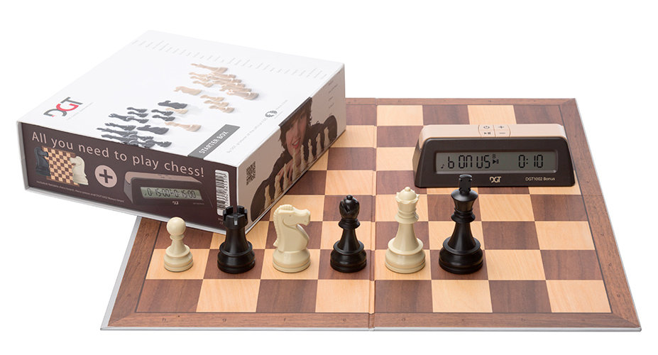 DGT, zestaw szachowy Box Brown