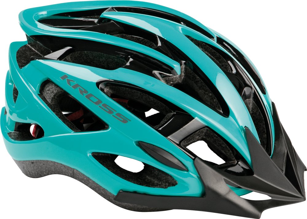 Kross Kask LAKI 212g + daszek, M lazurowy poł. T4CKS000008MLZ