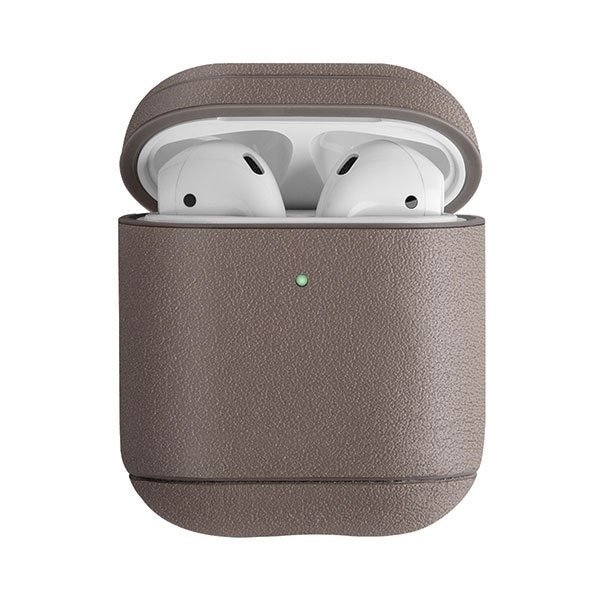 UNIQ UNIQ etui Terra AirPods 1/2 gen Genuine Leather beżowy/beige UNIQ158BEI