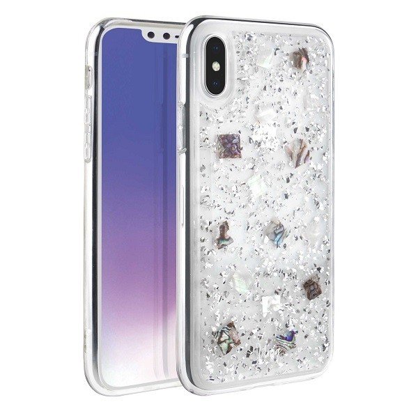 UNIQ UNIQ etui Lumence Clear iPhone Xs Max srebrny/Perivvinkle silver UNIQ197SLV