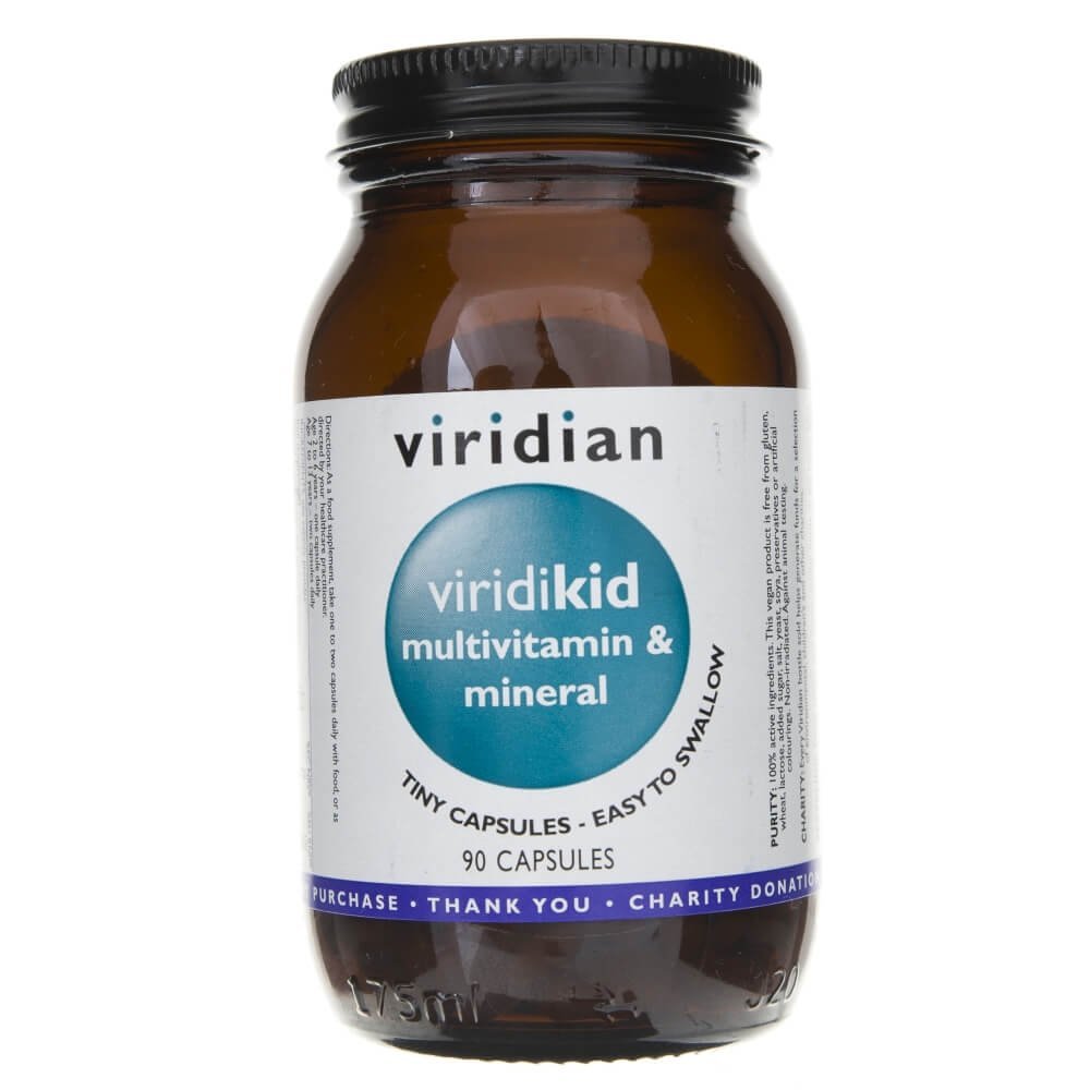 Viridian Viridikid Multivitamin & Mineral dla dzieci 90 szt.