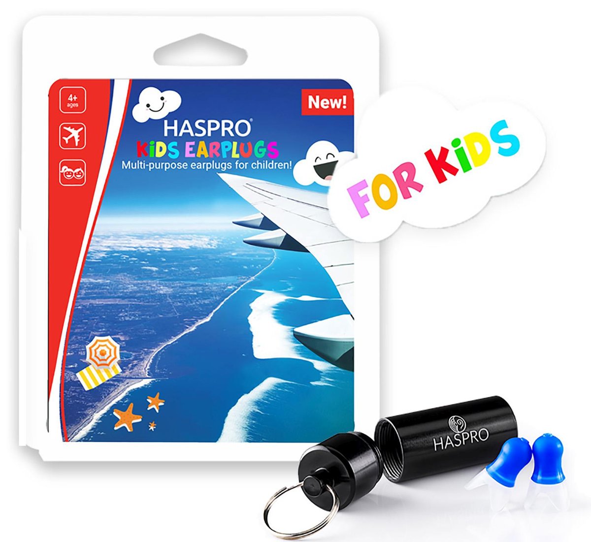 Haspro Kids Fly zatyczki do uszu dla dzieci