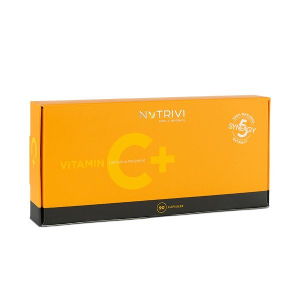 Nutrivi, Vitamin C+, 90  kapsułek