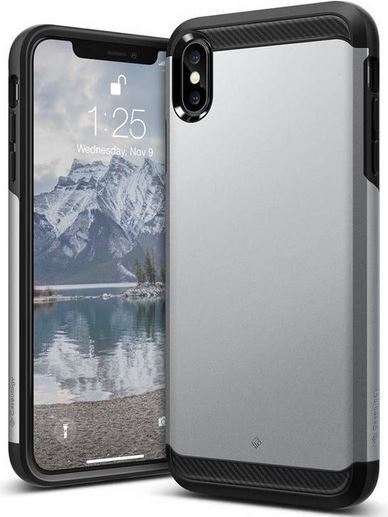 Caseology Caseology Legion Case - Etui iPhone Xs Max (Silver) CO-A18L-LGN-SV