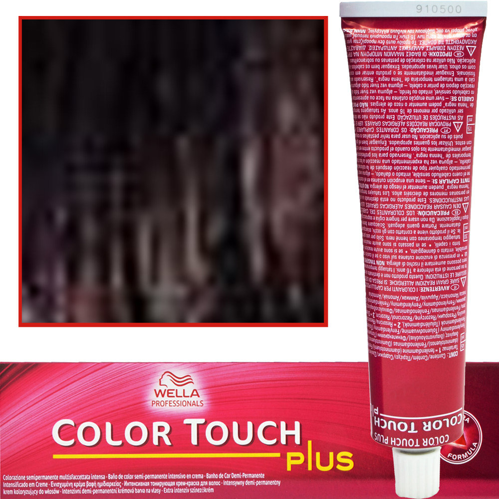 Wella Color Touch Plus Intensywny Krem Tonujacy 55/07 Naturalnie brązowy jasny brąz 60ml