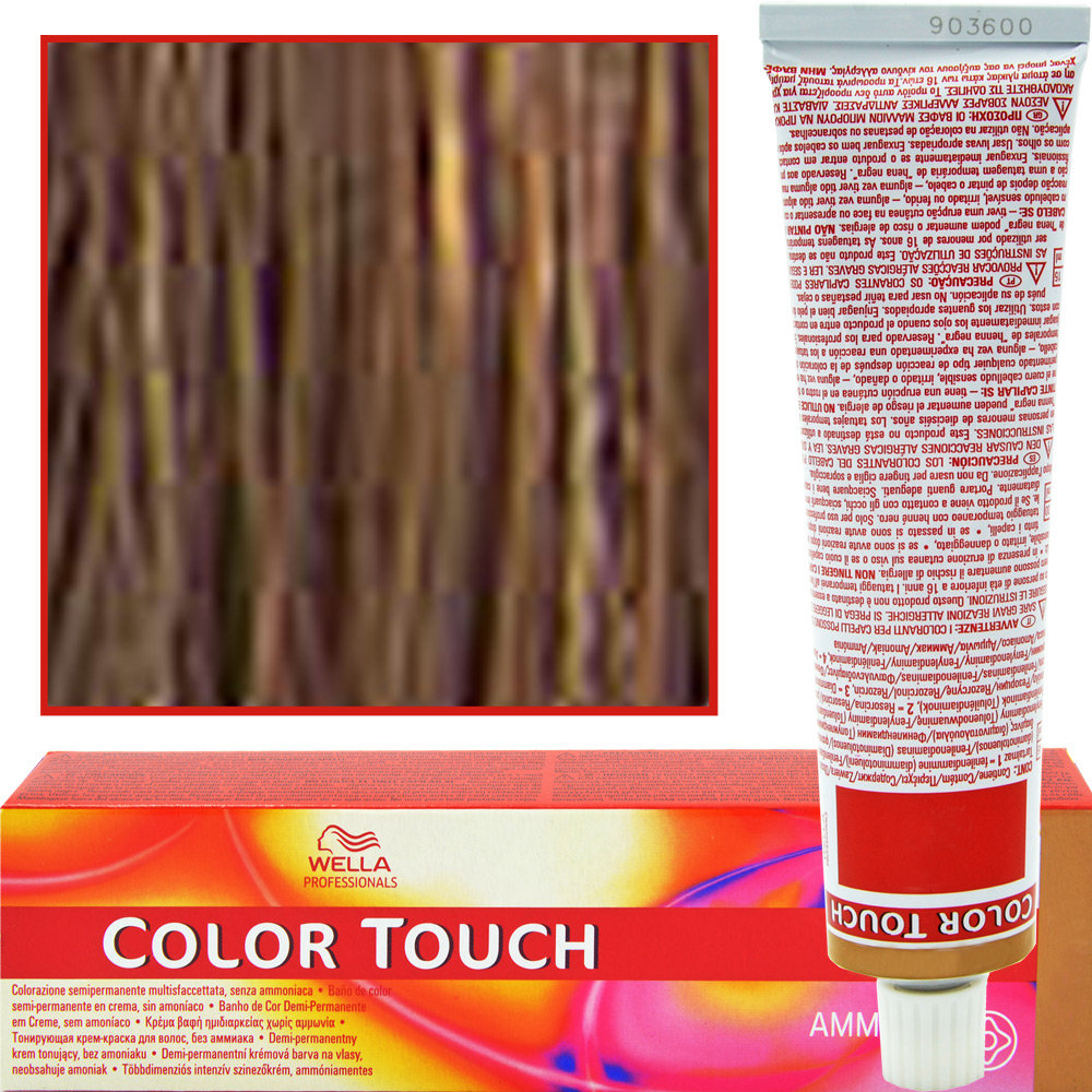 Wella Color Touch Krem Tonujacy bez Amoniaku 6/71 Popielatobrązowy Ciemy Blond 60ml