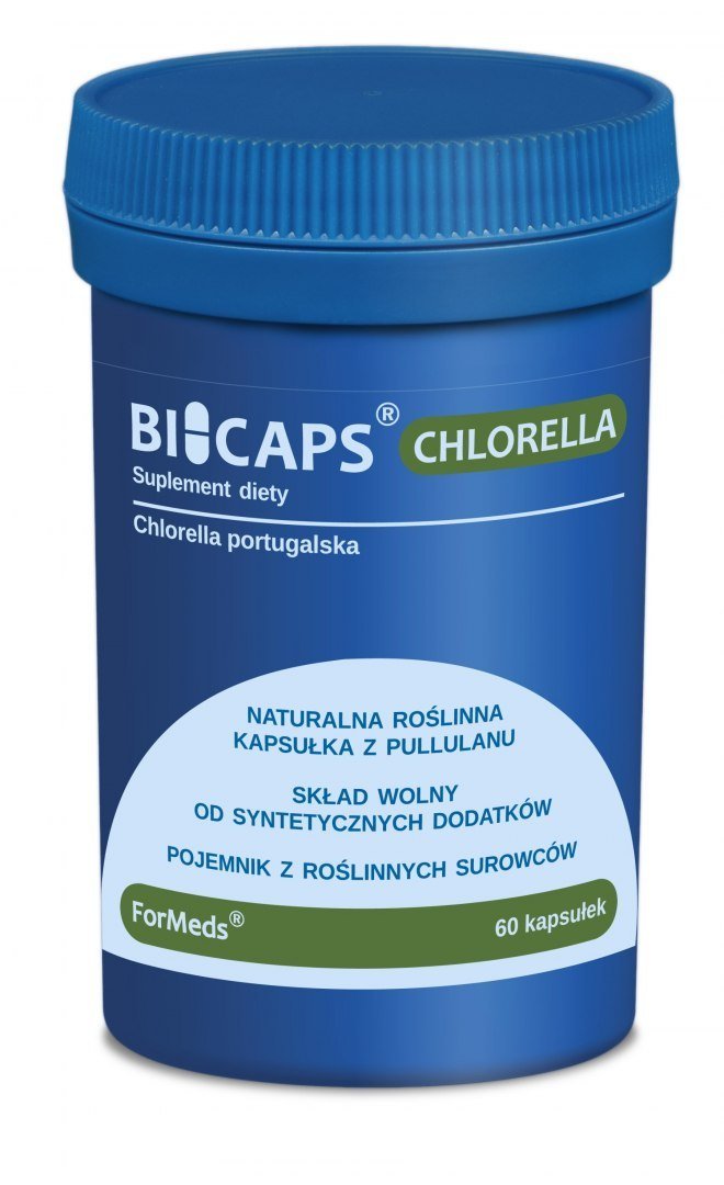 Energy Poland BICAPS CHLORELLA portugalska chlorella w kapsułkach Formeds