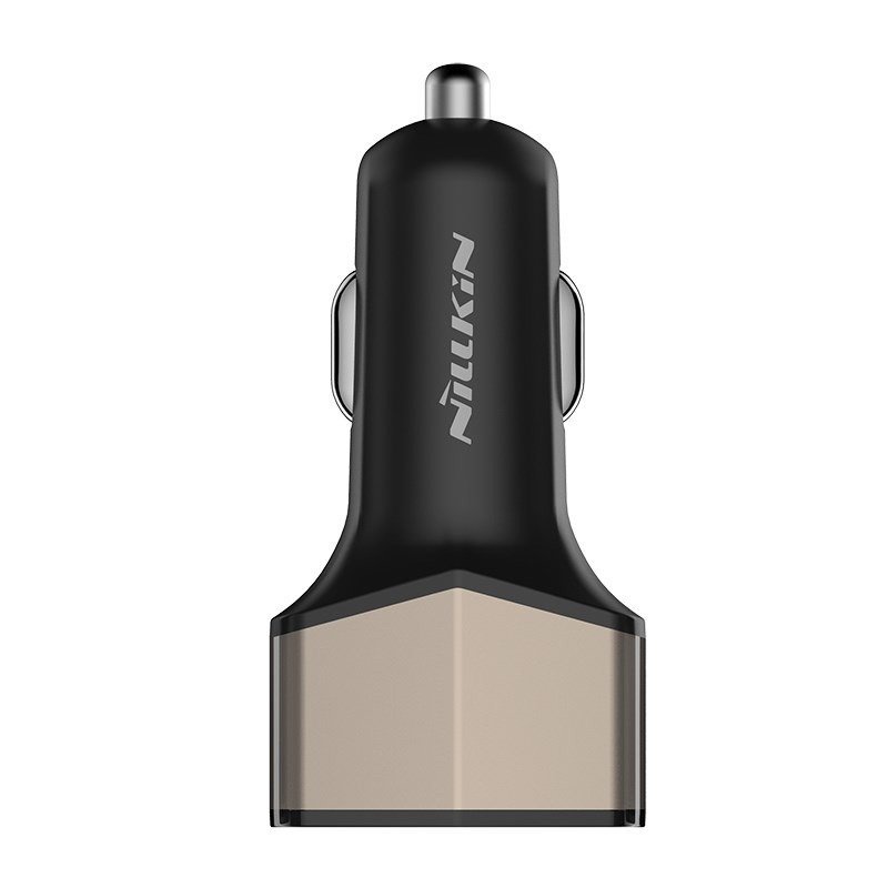 Nillkin Celerity Car Charger Ładowarka samochodowa 2x USB + USB-C Gold) 10_15619