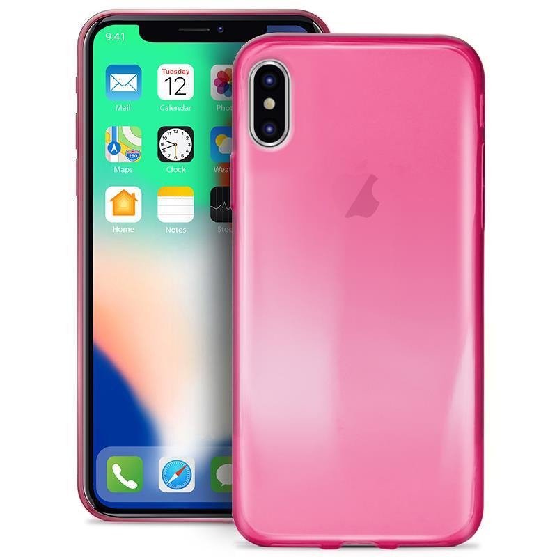 PURO 0.3 Nude do iPhone 8 Fluo Pink (IPCX03NUDEPNK)