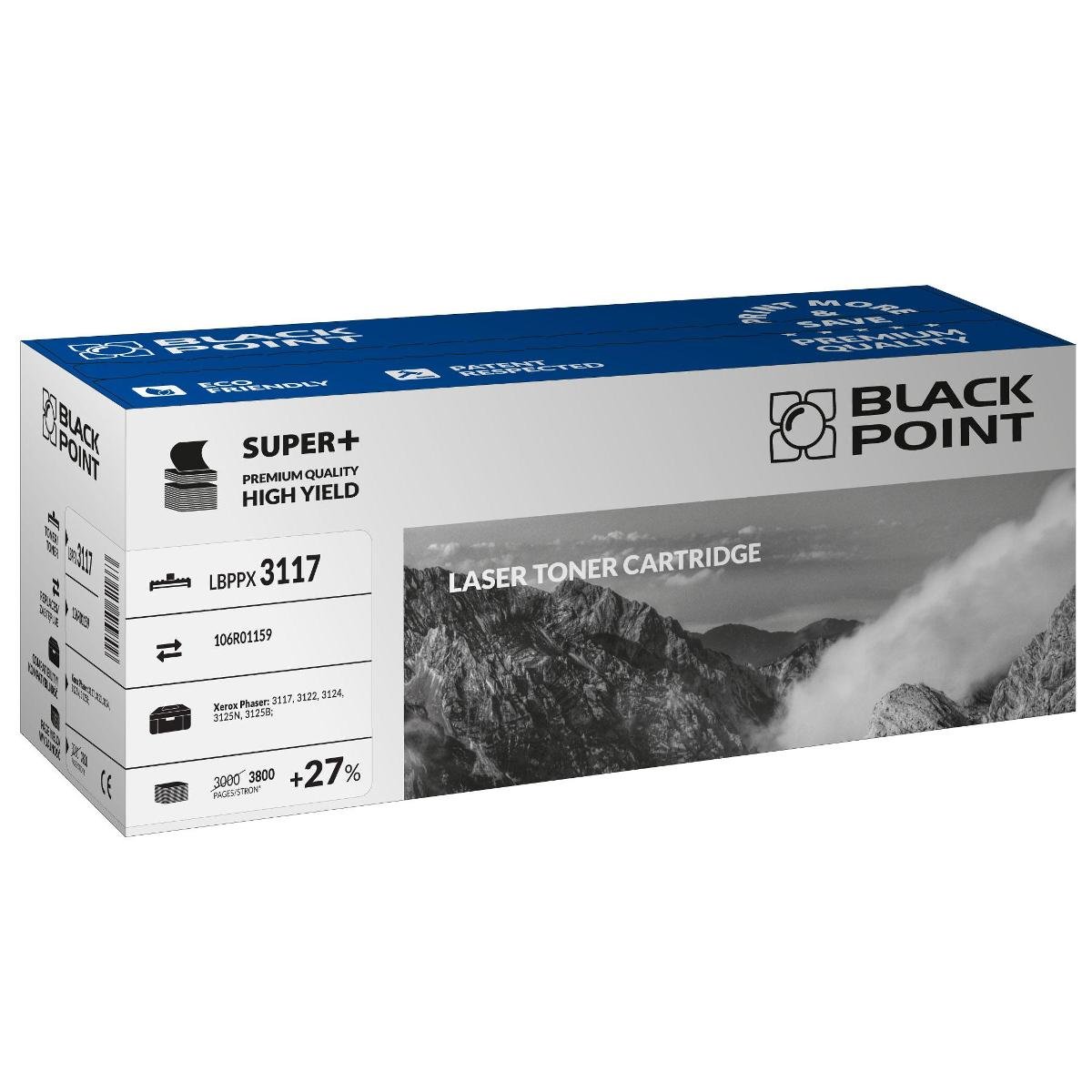 Black Point BlackPoint toner LBPPX3117 zastępuje Xerox 106R01159 3800 stron LBPPX3117