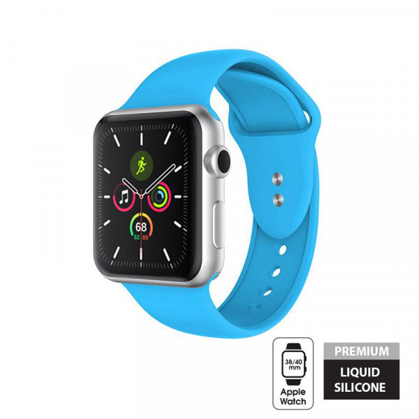 CRONG Pasek Liquid do Apple Watch 38/40/41 mm (niebieski)