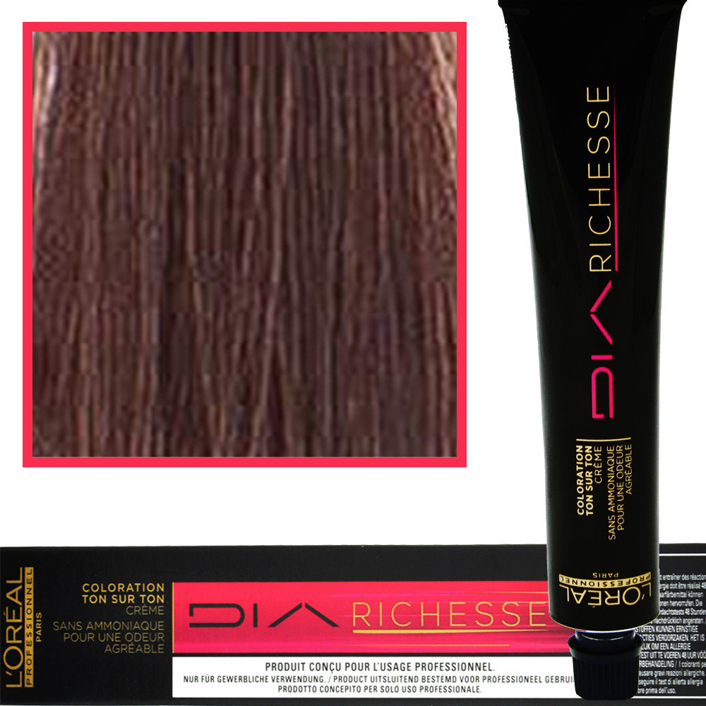 Loreal Professionnel Professionnel Dia Richesse półtrwały kolor włosów bez amoniaku odcień 5.8 Mocha Cappuccino 50 ml