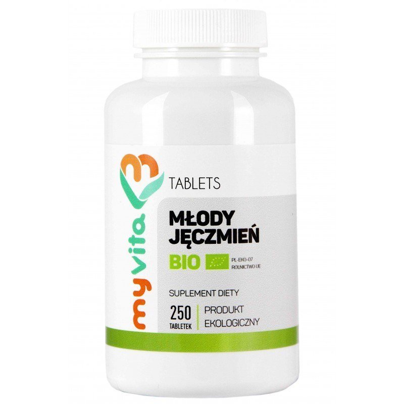 MyVita Wyprzedaż Młody jęczmień BIO 495mg - 250tab - 05579