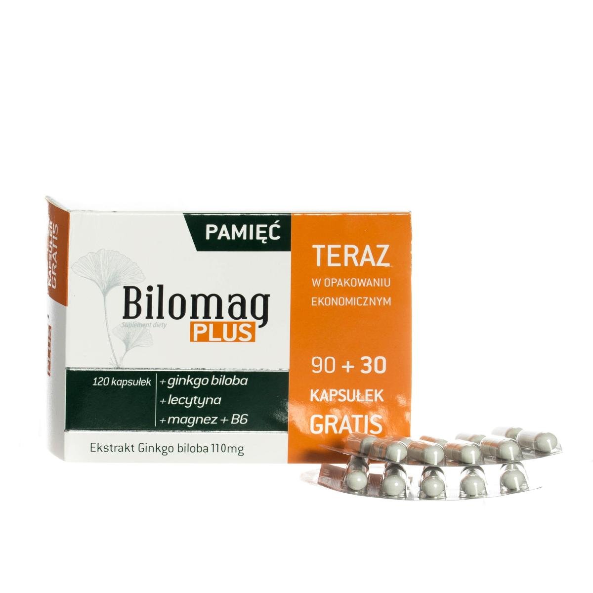 BILOMAG PLUS 90 + 30  tabletek