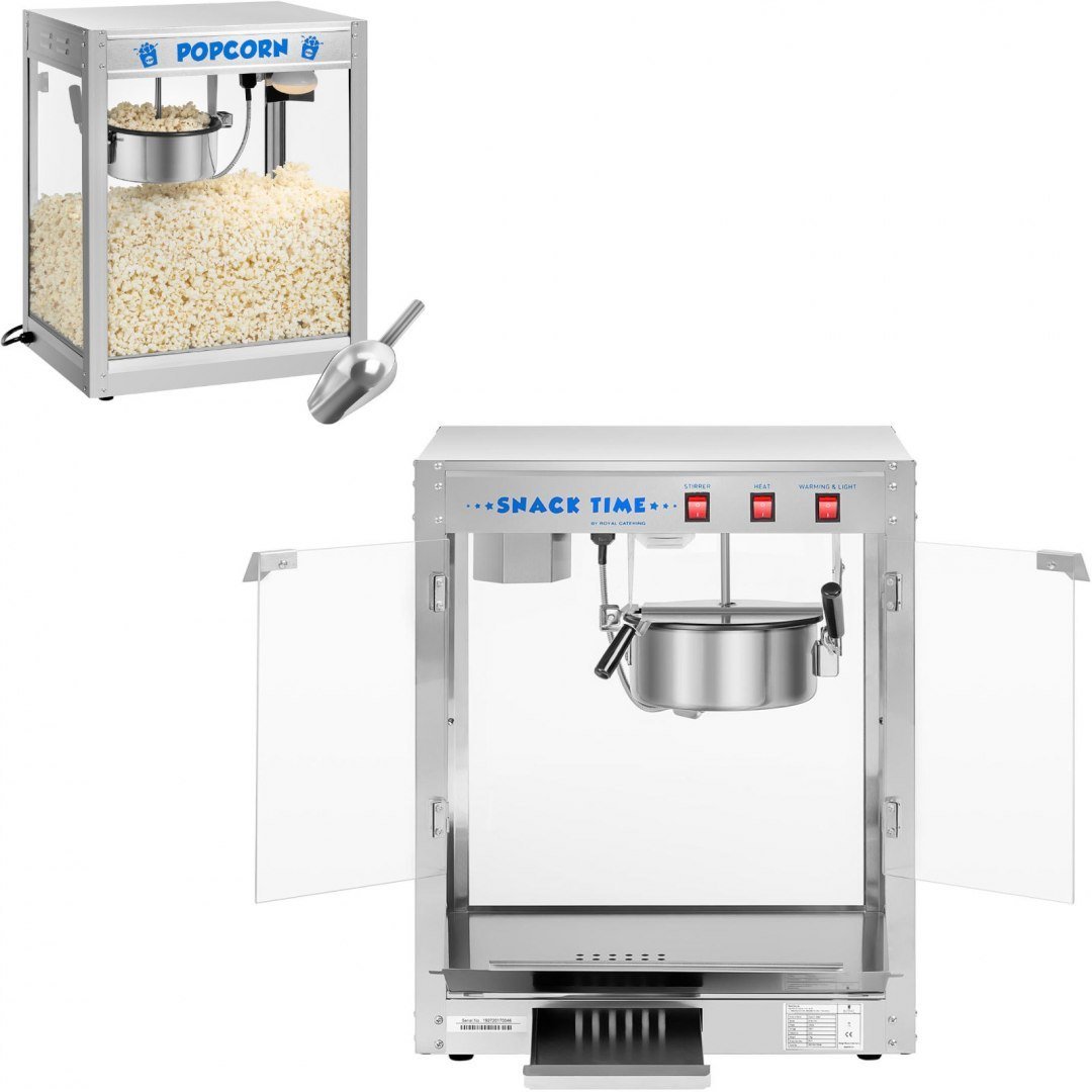 Royal Catering Maszyna do popcornu - stal nierdzewna - RCPS-1350