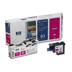 HP No 83 UV Magenta PH and Cleaner For use only in HP DesignJet 5000 (C4962A)