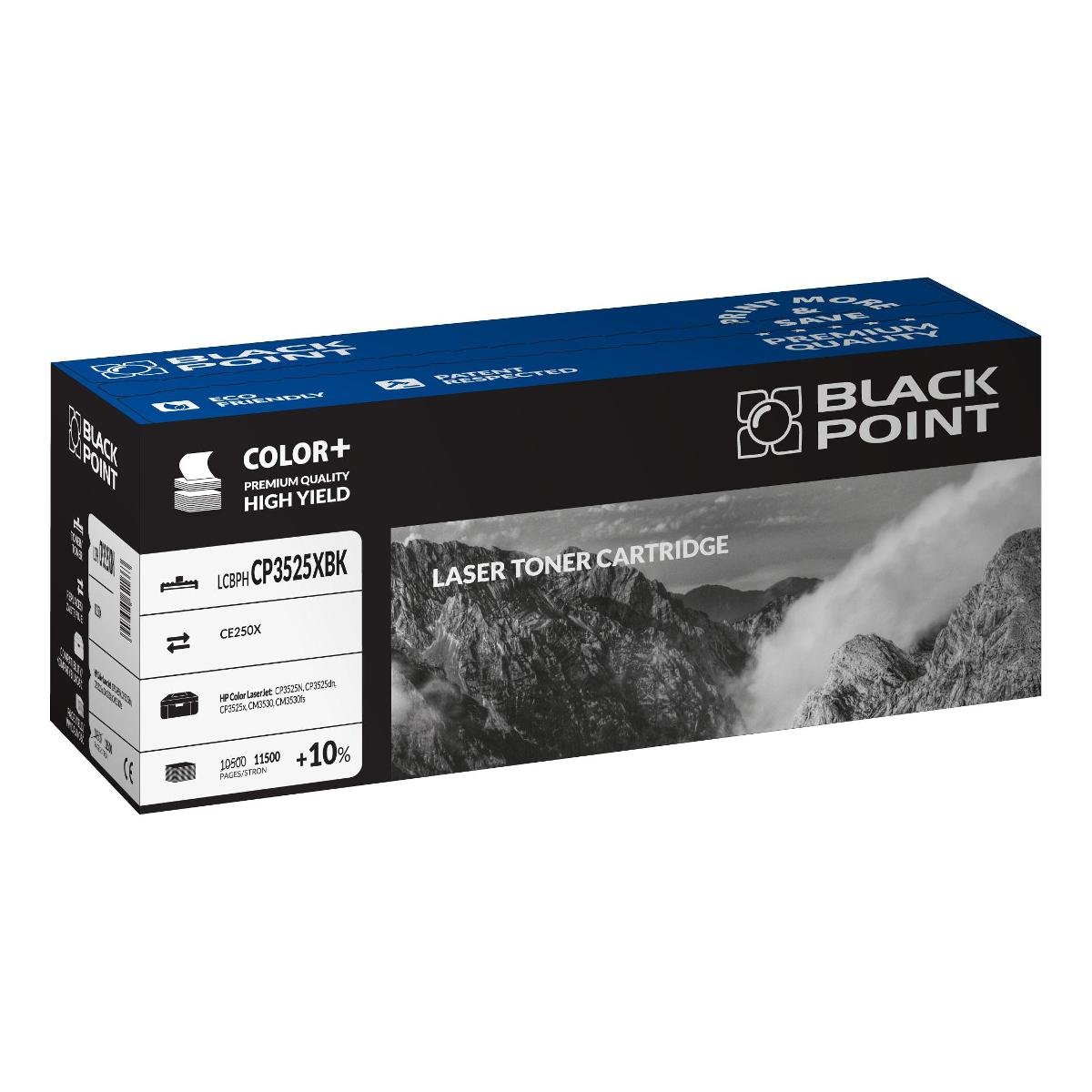 Black Point LCBPHCP3525X zamiennik HP CE250X (LCBPHCP3525XBK)