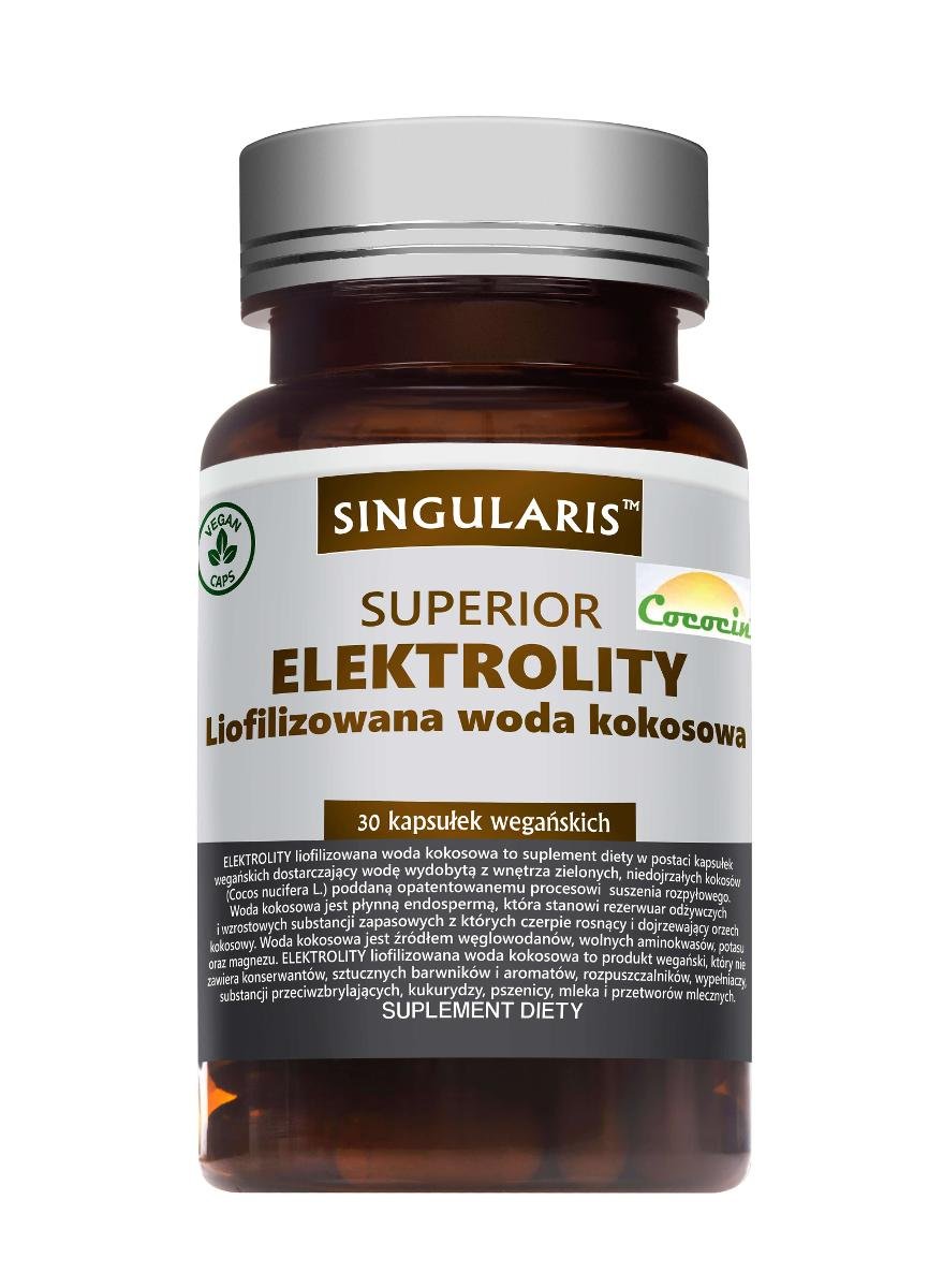 SINGULARIS Singularis Elektrolity liofilizowana woda kokosowa x 30 kaps
